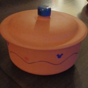 Disney Terracotta casserole dish with lid